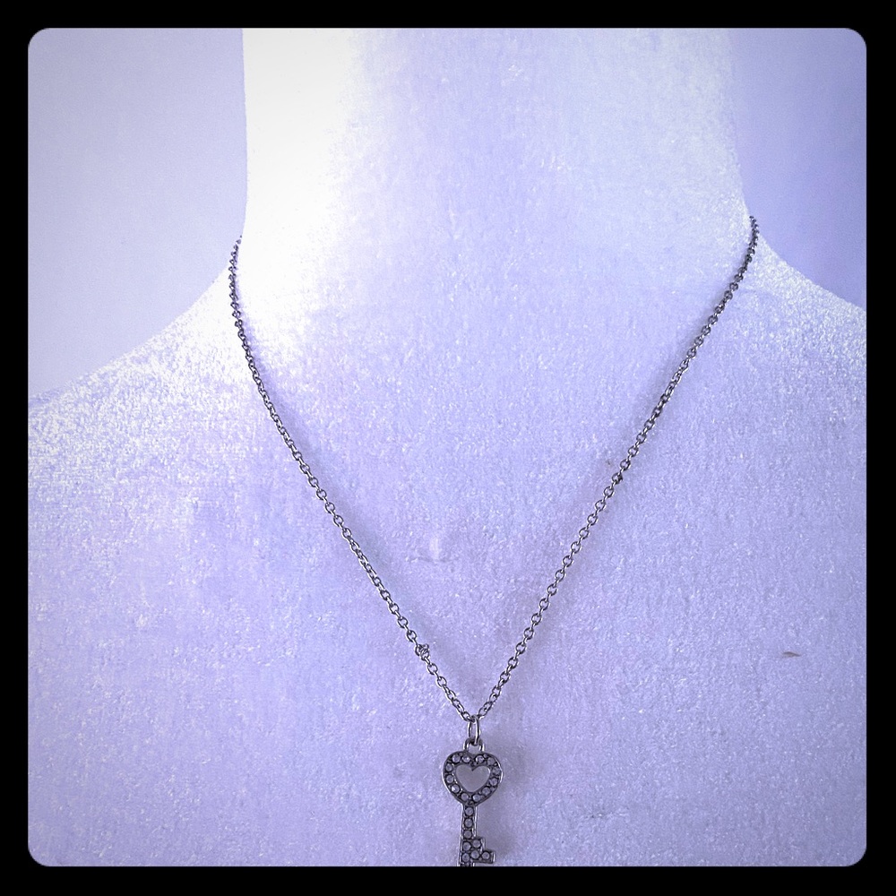 Forever 21 Heart Key Necklace